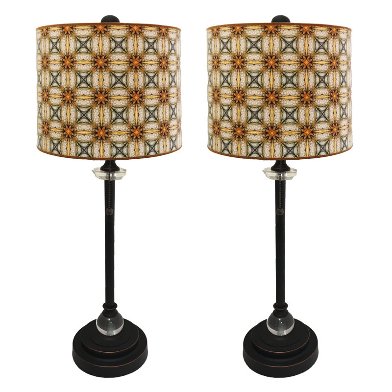 Frieder Crystal Buffet Lamp (Set of 2) INCOMPLETE