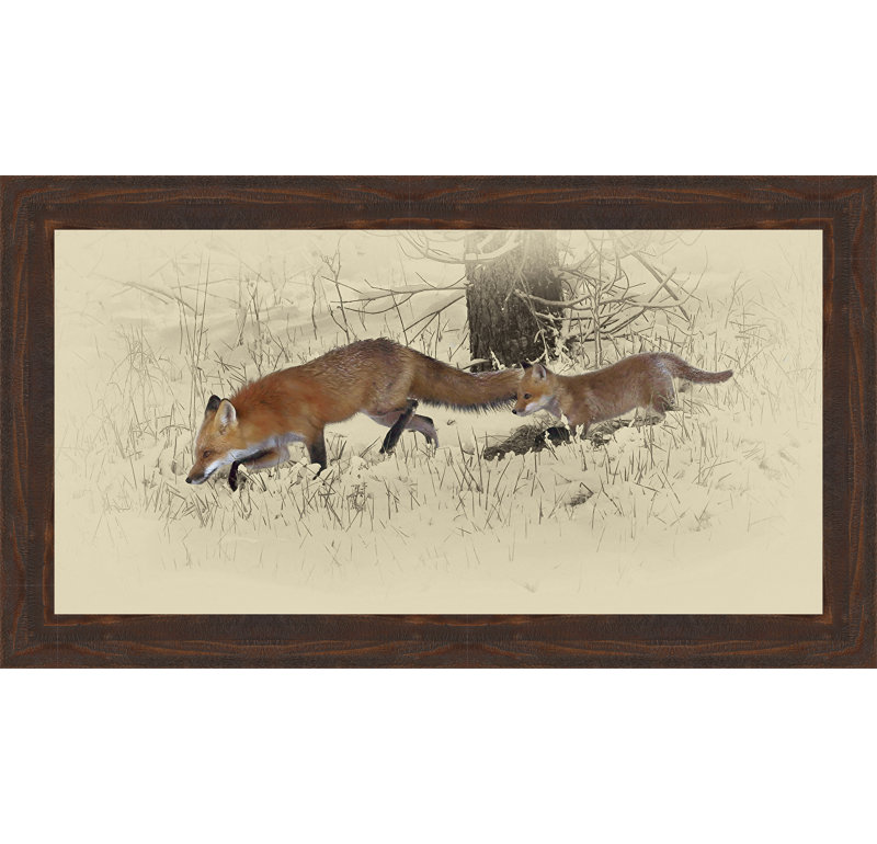 " Hunting In Snow "