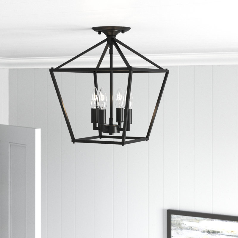 Drexil 4 -Light 12" Semi Flush Mount