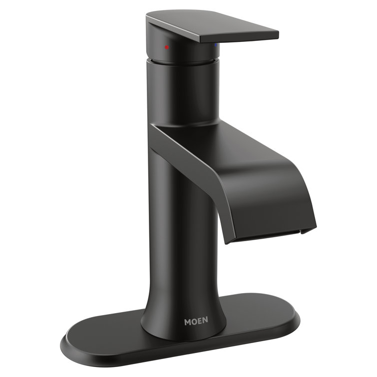6702BL Moen Genta LX Single Hole Bathroom Faucet with Drain Assembly