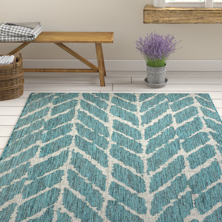 Angelillo Geometric Indoor / Outdoor Rug