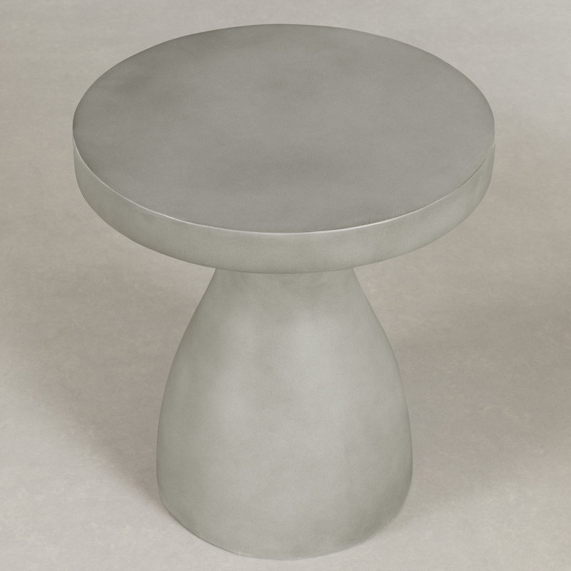 Amalfi Round Concrete Outdoor Side Table