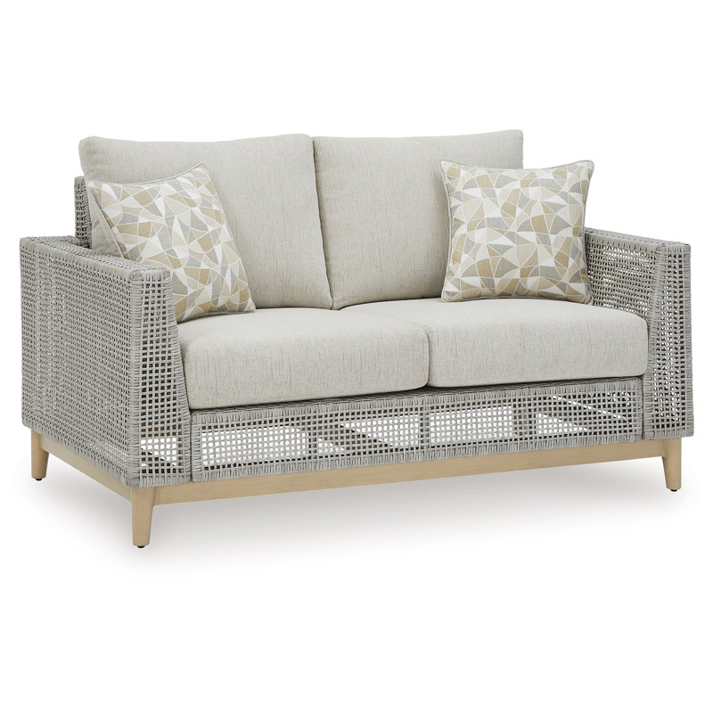 Breshae 58.5'' Outdoor Loveseat