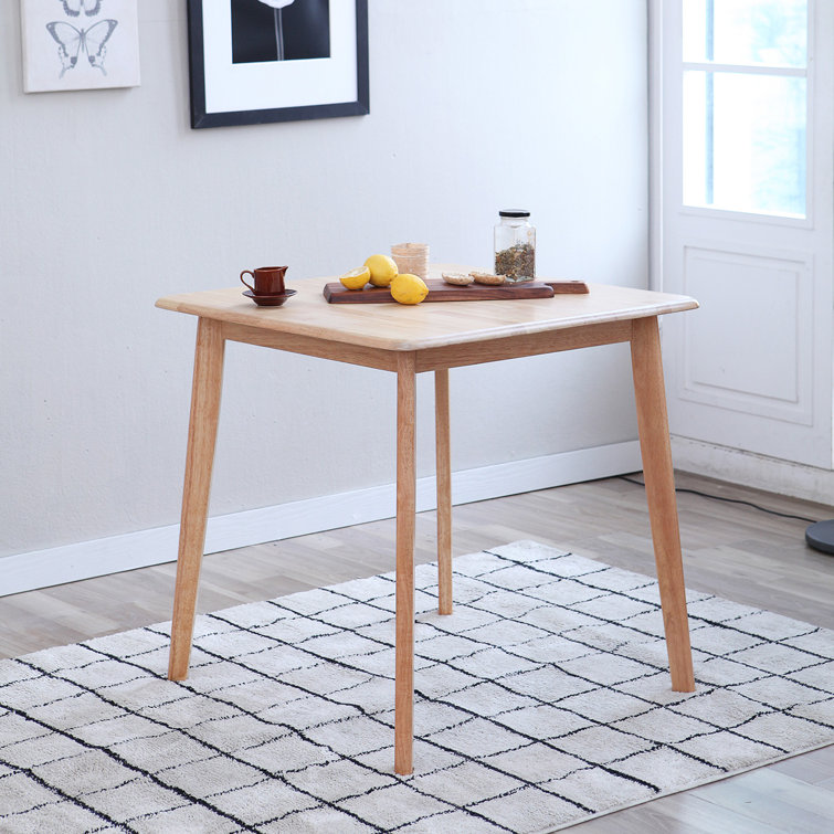 (Top Only) Glaskowski 27.6\"L Mid-Century Modern Solidwood Dining Table