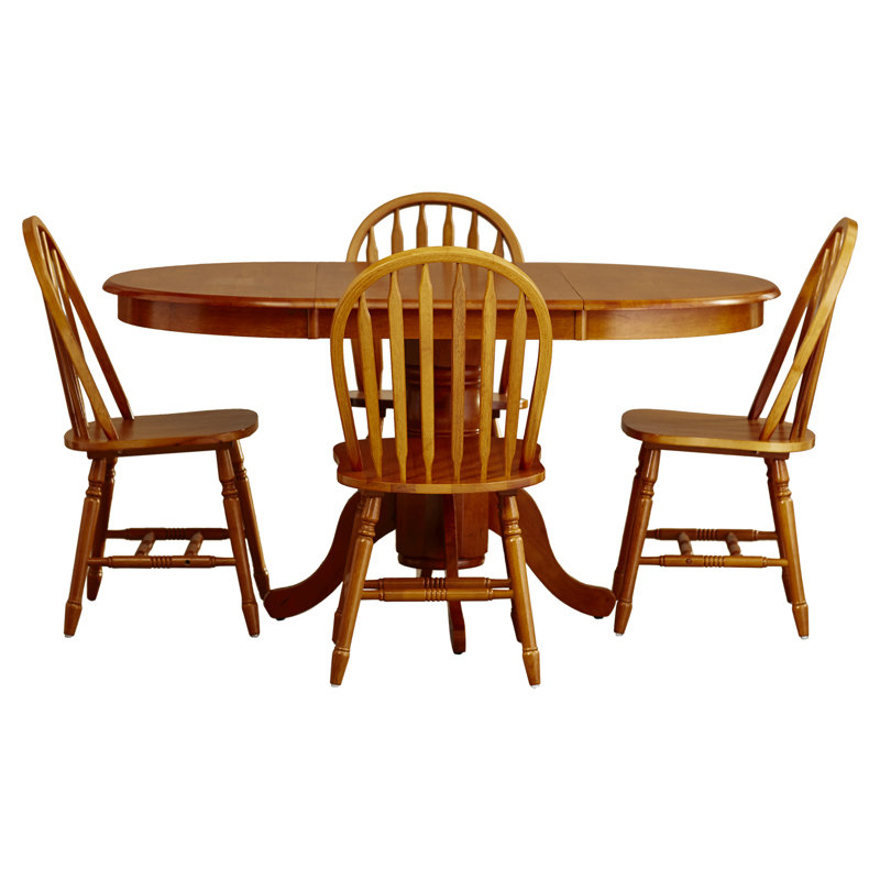 IncompleteKaneshiro Solid Wood Top Pedestal