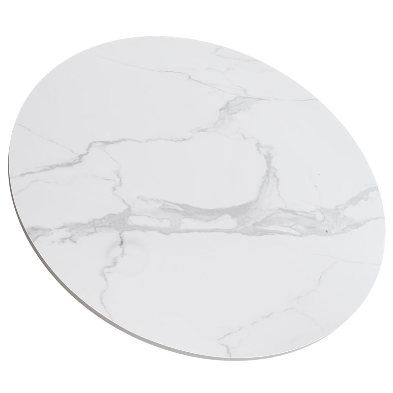 Sintered Stone Round Beveled Edge Table Top