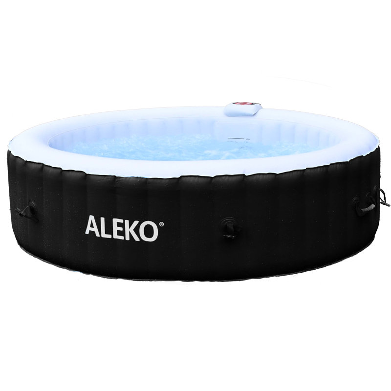 ( similar )Aleko 6 Person 130 Jet Vinyl Inflatable Hot Tub