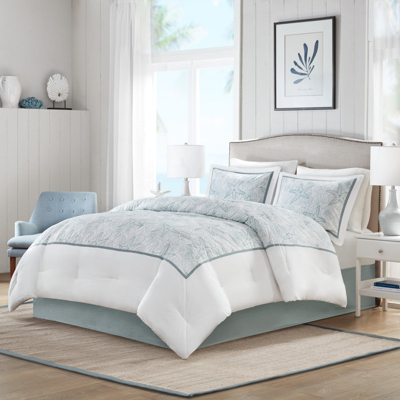 Maya Bay Coastal 100% Cotton Comforter Set