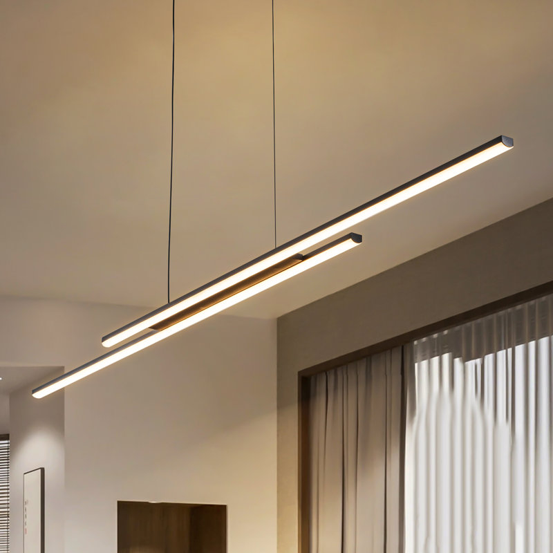 dimmable led linear kitchen island pendant light