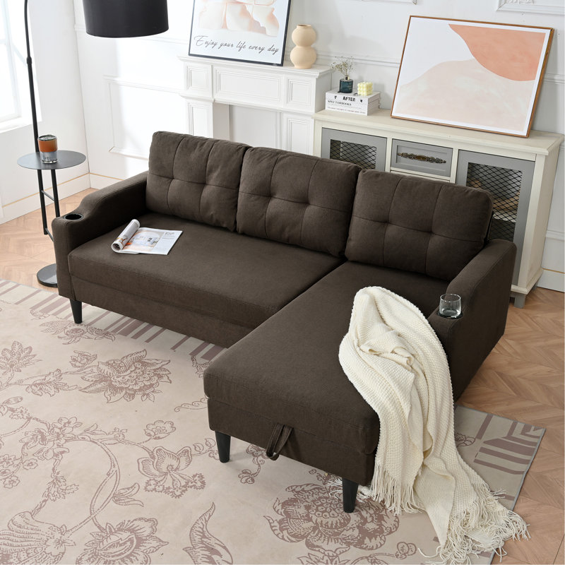 ( incomplete ) Comfortable Sofa Bed With Extra Storage And Durable Construction For Living Room