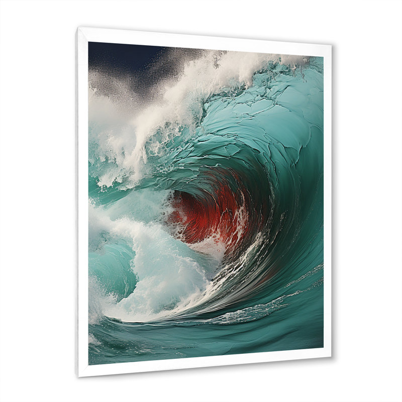 " Red Green Wave Colorful Wonder I "