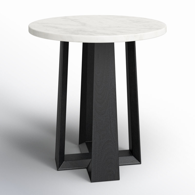 Incomplete Baudelaire Marble Top End Table