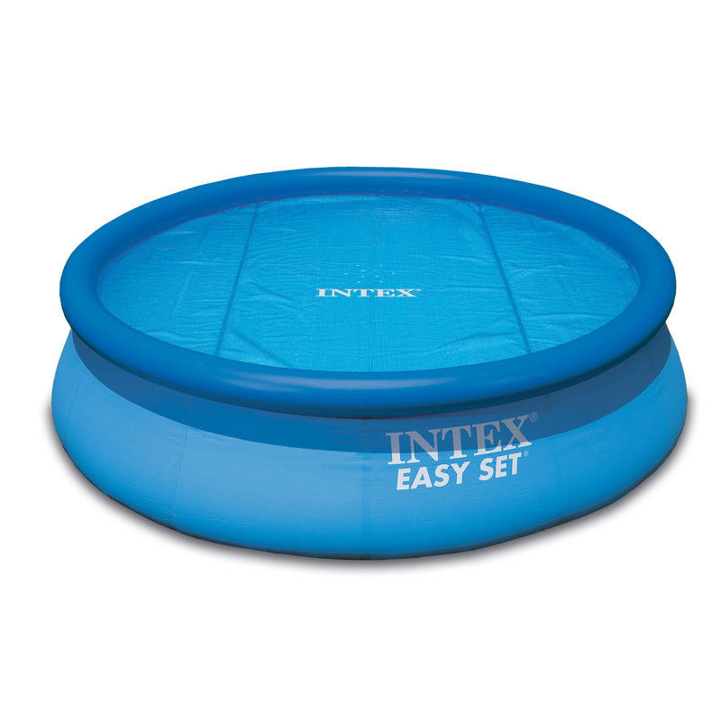Intex 15' x 42" Inflatable Swimming Pool w/ pool set and Intex 15-Ft Pool Cover