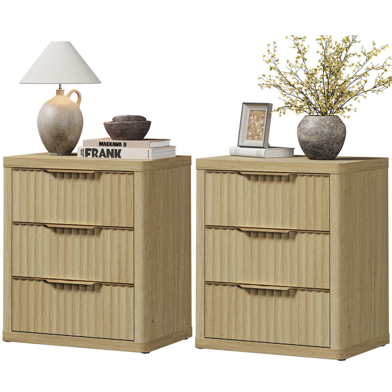 3-Drawer Nightstand