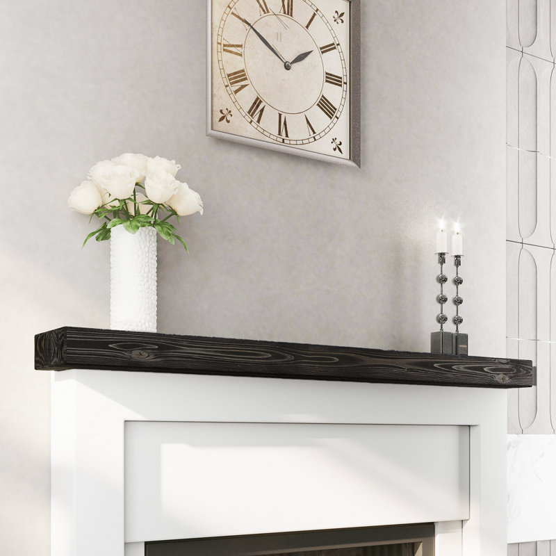 Hand Carved Wood Mantel