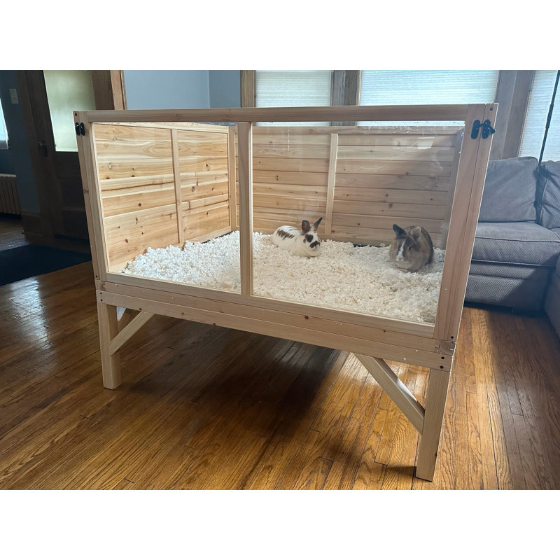 Raised Guinea Pig & Rabbit House incomplete 