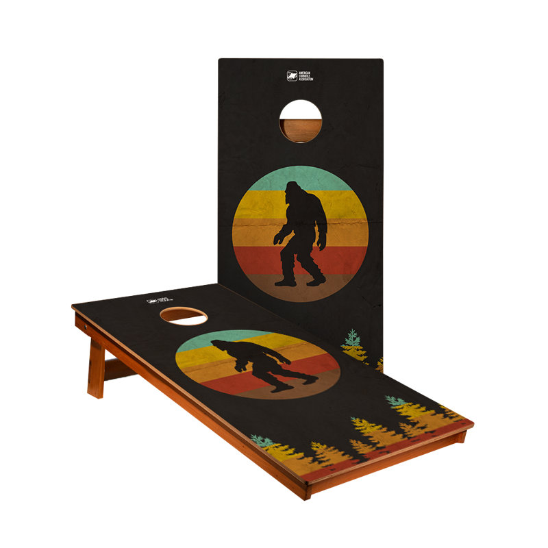 Similar)Retro Sasquatch Backyard 2400 Cornhole Boards