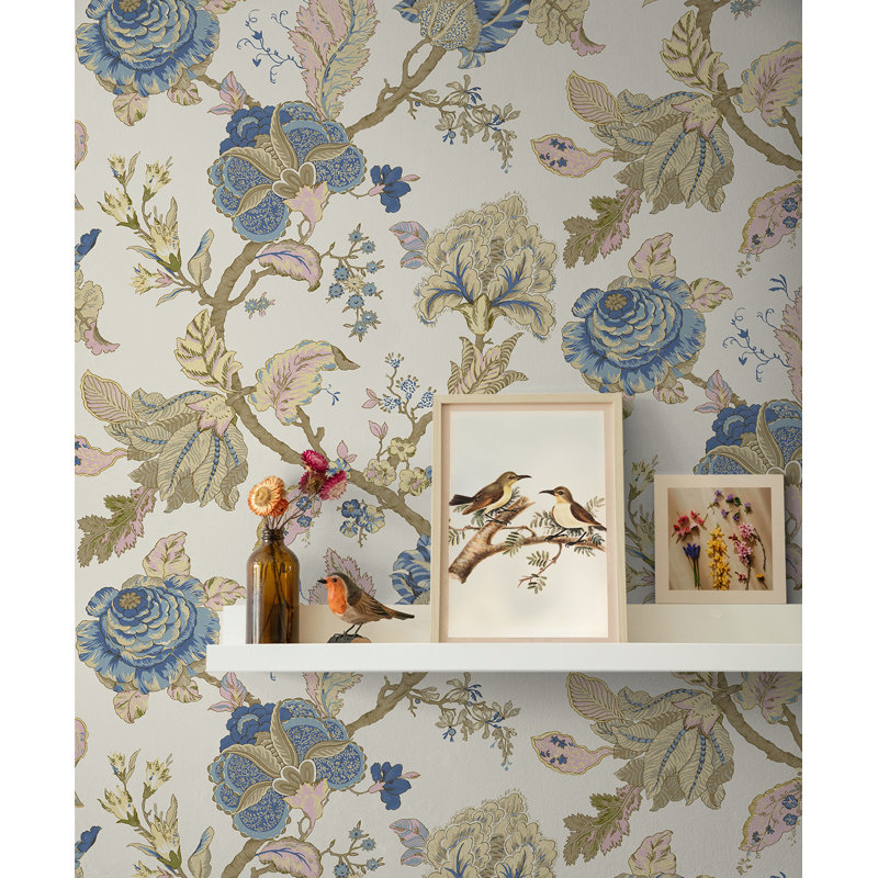 Corbijn Peel & Stick Floral Roll