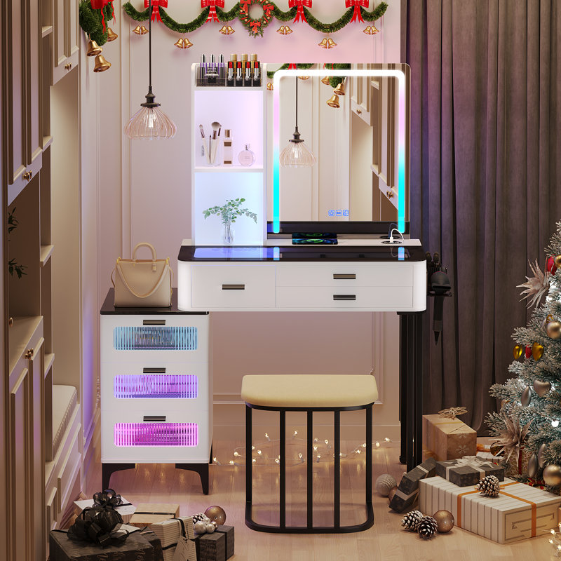 Palamara Makeup Vanity with LED Light