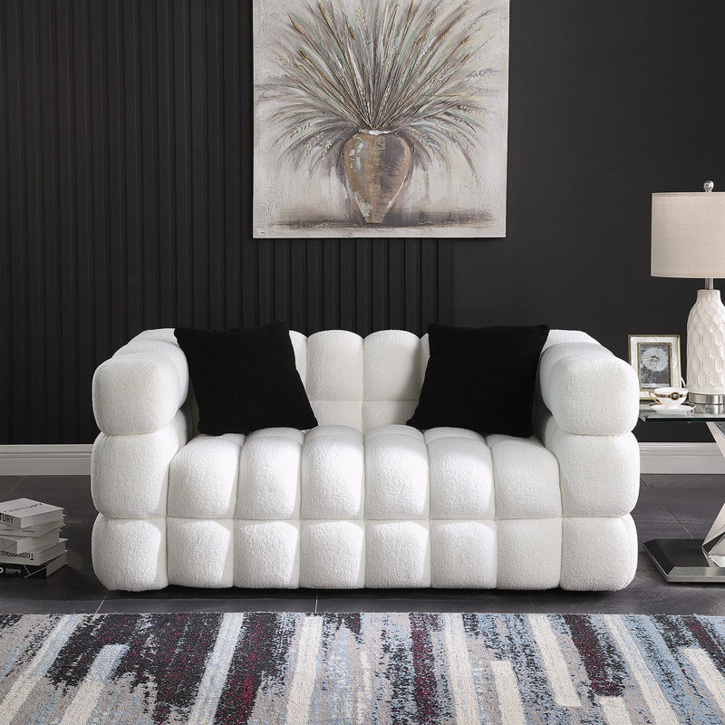 (Incomplete) Monica Upholstered Modern Style Sofa