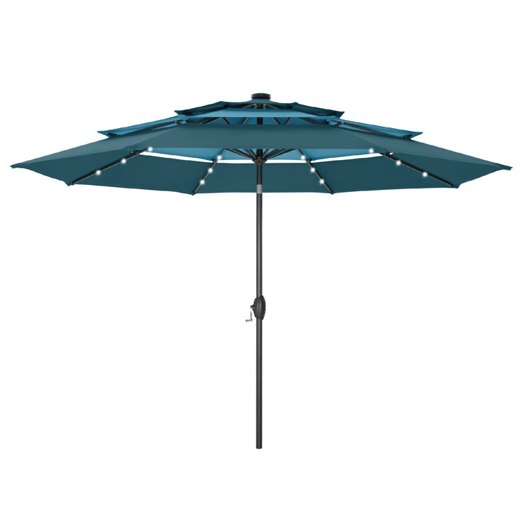 120'' Lighted Umbrella With Crank