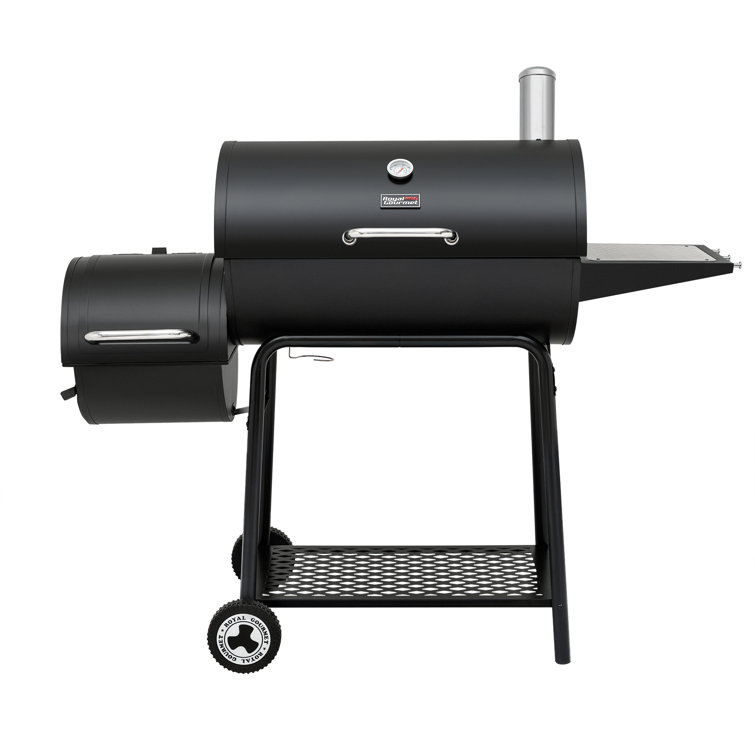 Royal Gourmet 30" Barrel Charcoal Grill with Smoker