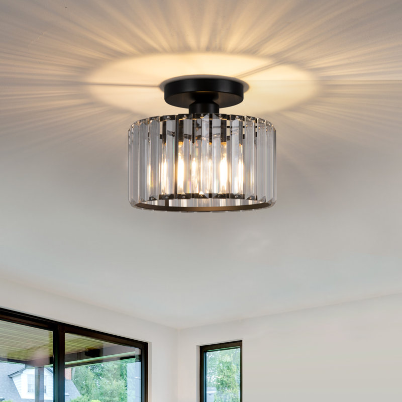 Lilyanka Crystal Semi Flush Mount
