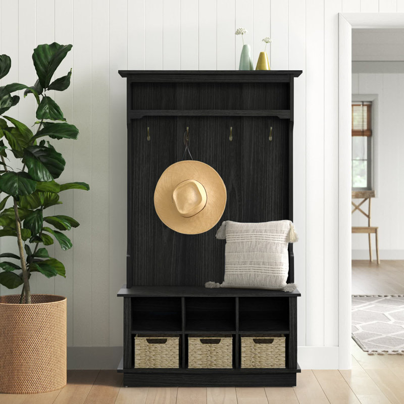 *blue*Bridget Hall Tree with Open Storage