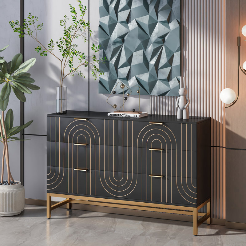 Aviva 47.24'' W 6 - Drawer Dresser
