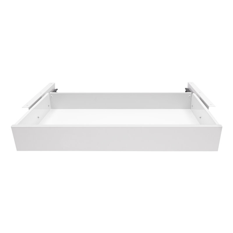 Under Desk Mounted Sliding Pull-Out Drawer Storage Organizer