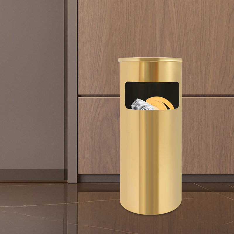 15L Stainless Steel Trash Can