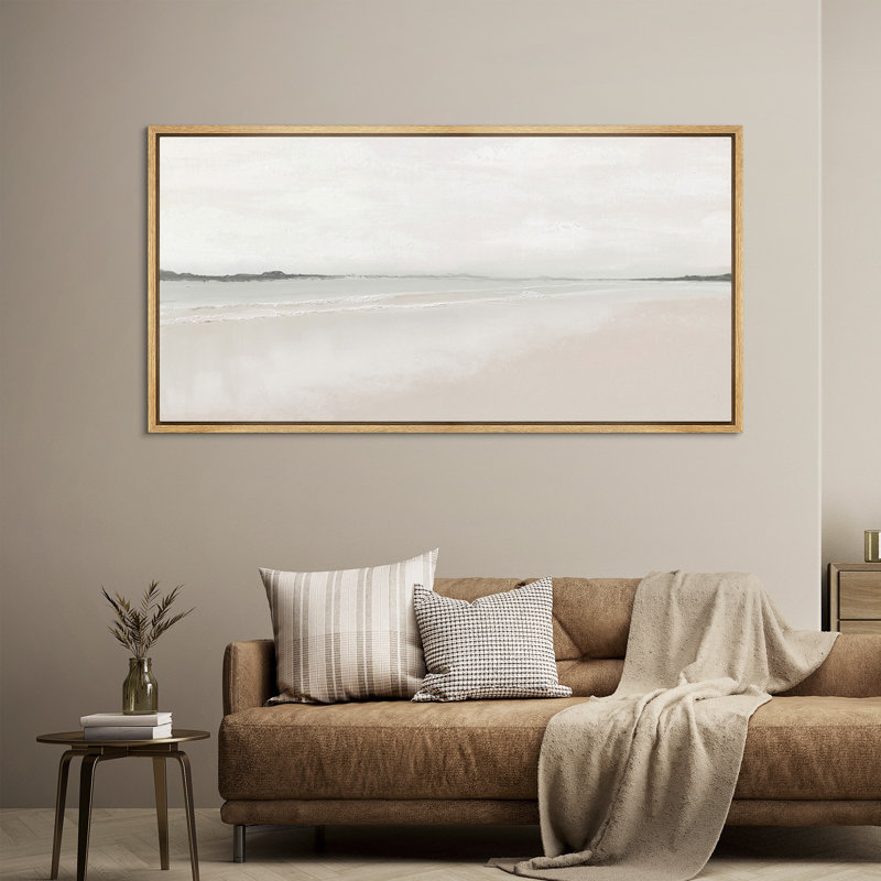 muted coastal beach serene modern neutral extra large pictures framed canvas print wall art
incomplete 