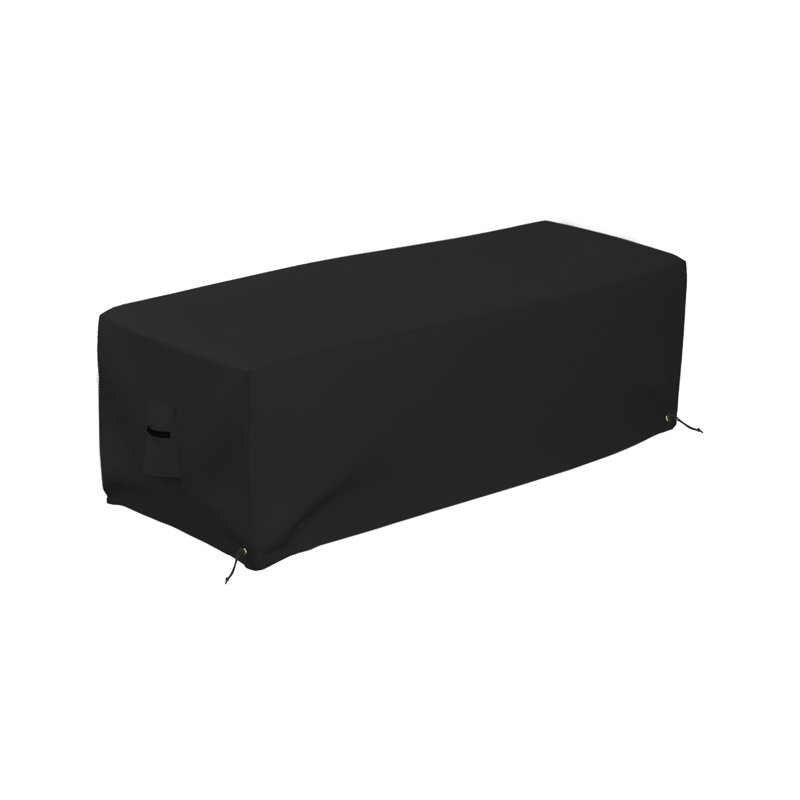 High Density Oxford Outdoor Rectangular Fire Pit Cover, Durable Outdoor Waterproof Fire Table Cover