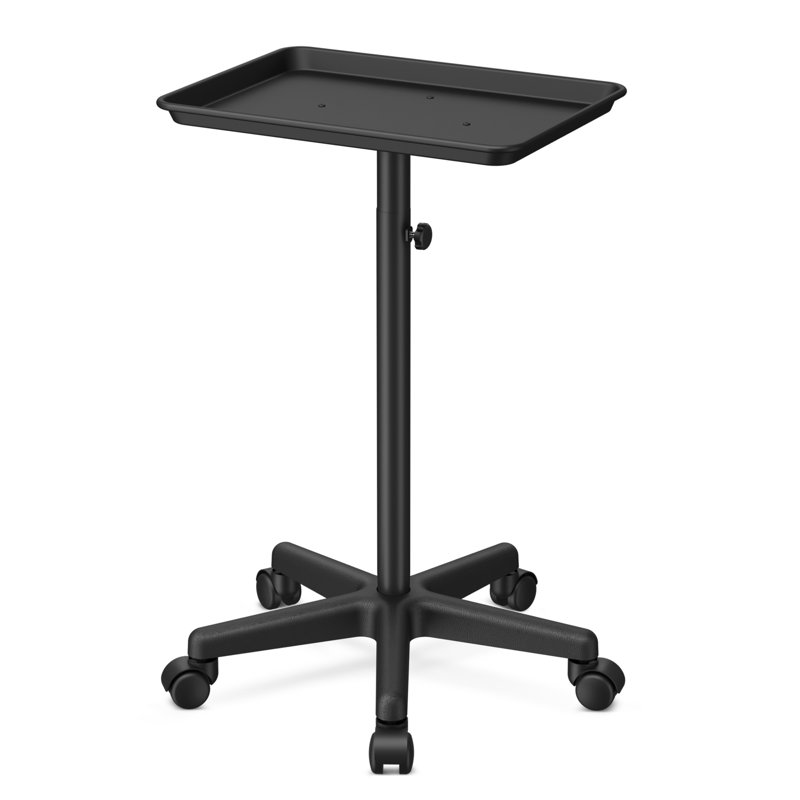 similar to stock photo, new, Utility Cart with Wheels Storage Cart with Tray Height Adjustable Salon Tray Cart
