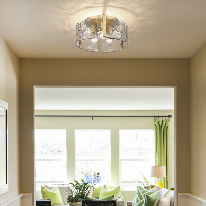Kourtney Glass Flush Mount