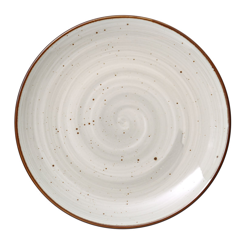 Lyon 10.25'' Porcelain China Dinner Plate (Set of 12)