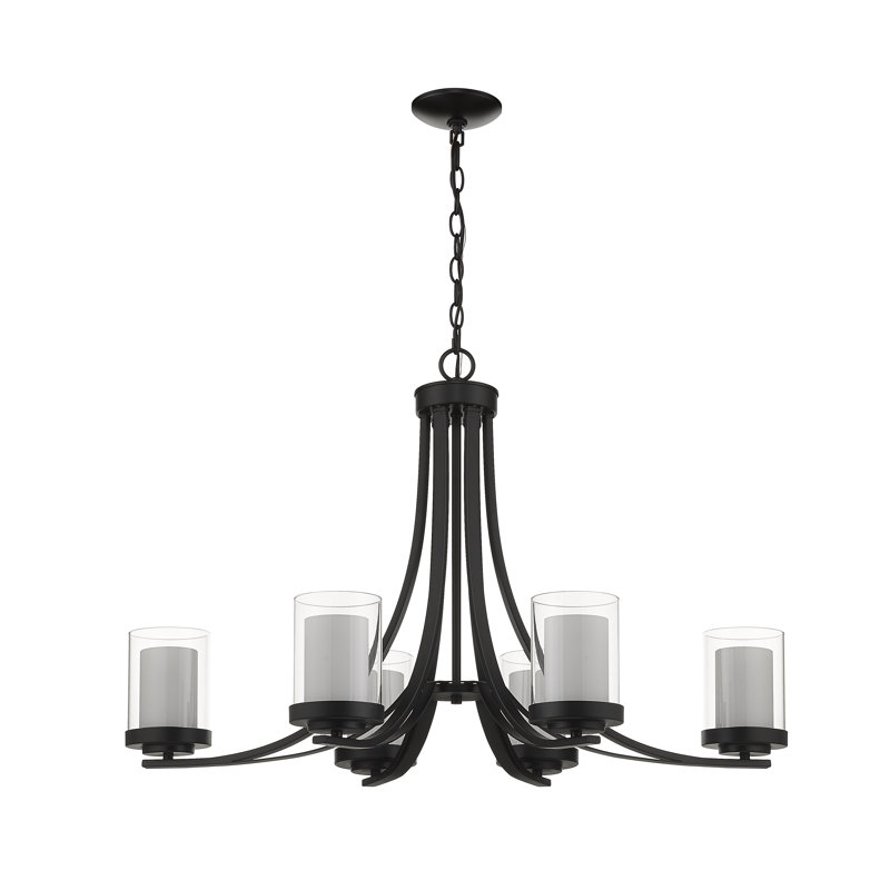 similar to stock photo Arie 6 - Light Glass Dimmable Classic / Traditional Chandelier