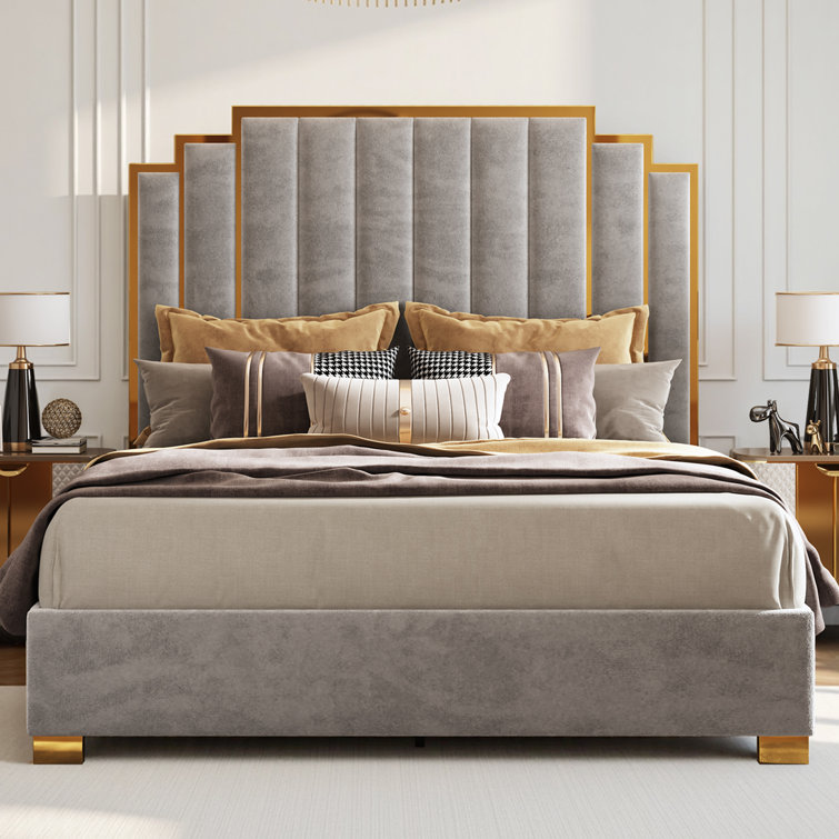 duncanville upholstered platform bed
