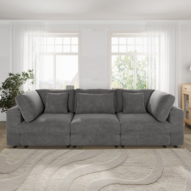 105.03'' Corduroy Sofa