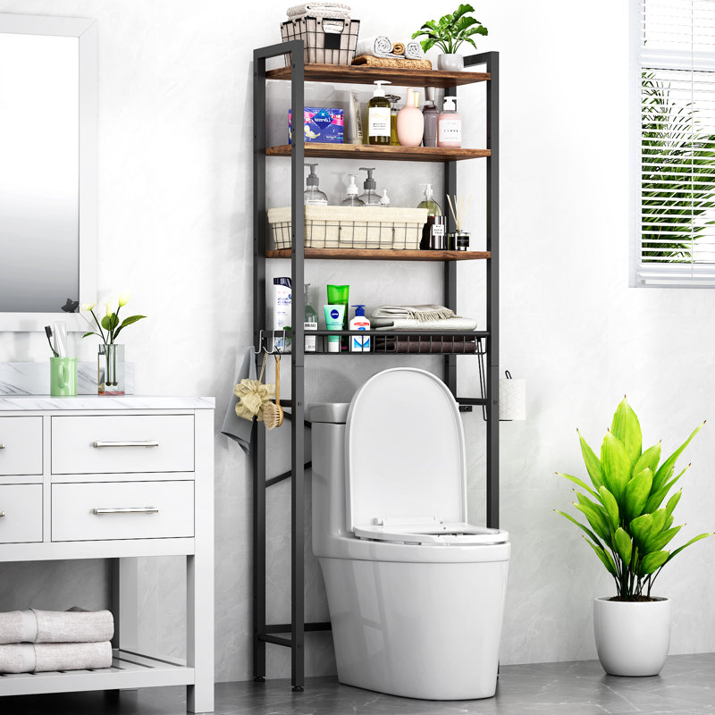agassiz metal adjustable freestanding over the toilet storage