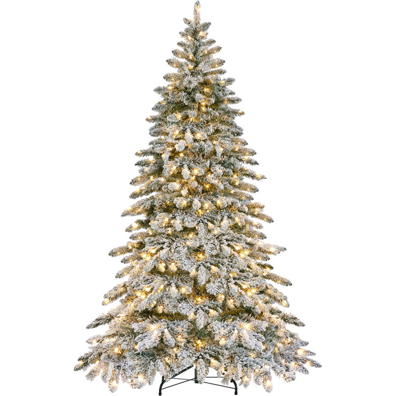 Lighted Fir Christmas Tree, 7.5’ H