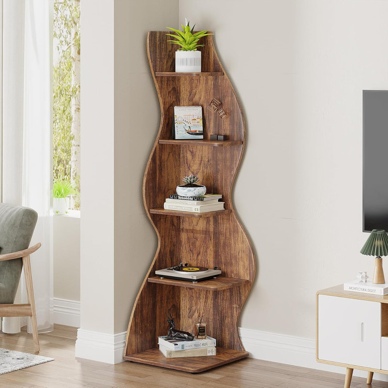 arhab corner bookcase