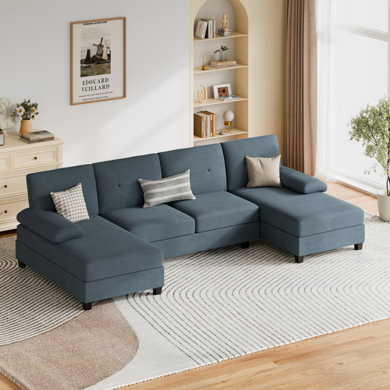3-Piece Upholstered Sectional for Living Room INCOMPLETE 