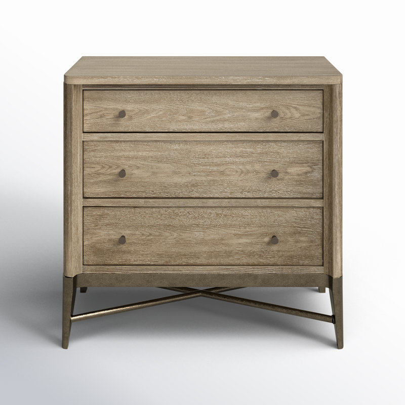 regan 3-drawer nightstand