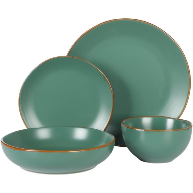 gibson home hazeltine 16 piece plates and bowls dishes stoneware dinnerware set
incomplete 