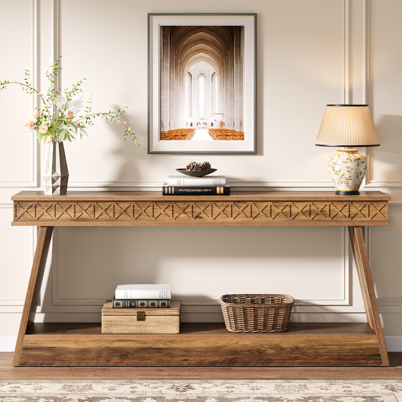 70.87\" Console Table With Shelf INCOMPLETE 