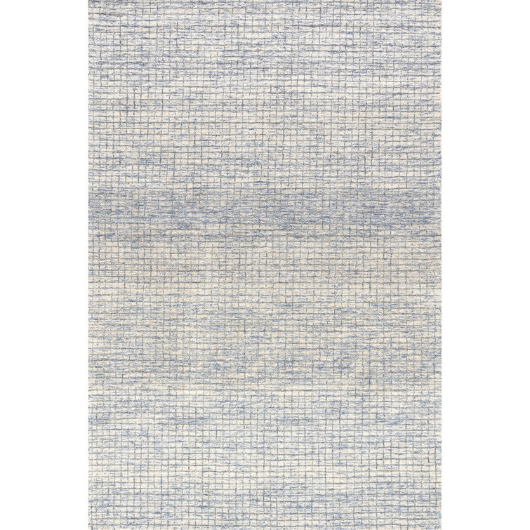 Melrose Checked Wool Area Rug