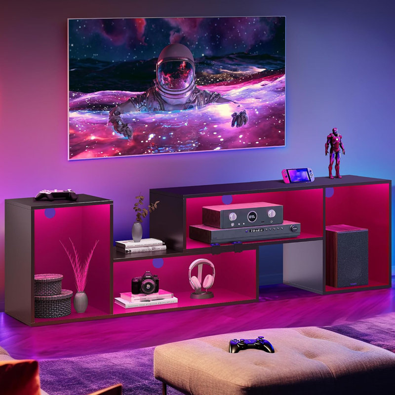 Bittar 55'' Entertainment Center Free Association Combinable TV Stand with LED Strip for up to 75\"
INCOMPLETE