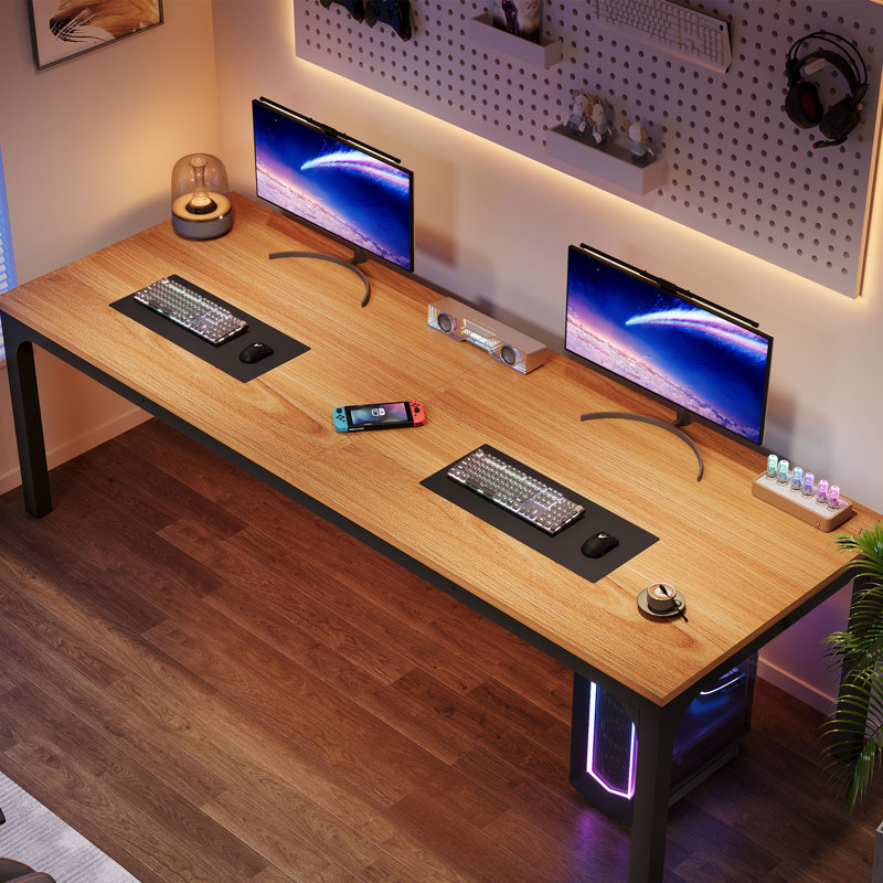 78.7" Executive Writing Table, 6FT Rectangle Office Desk for Computer with Conference