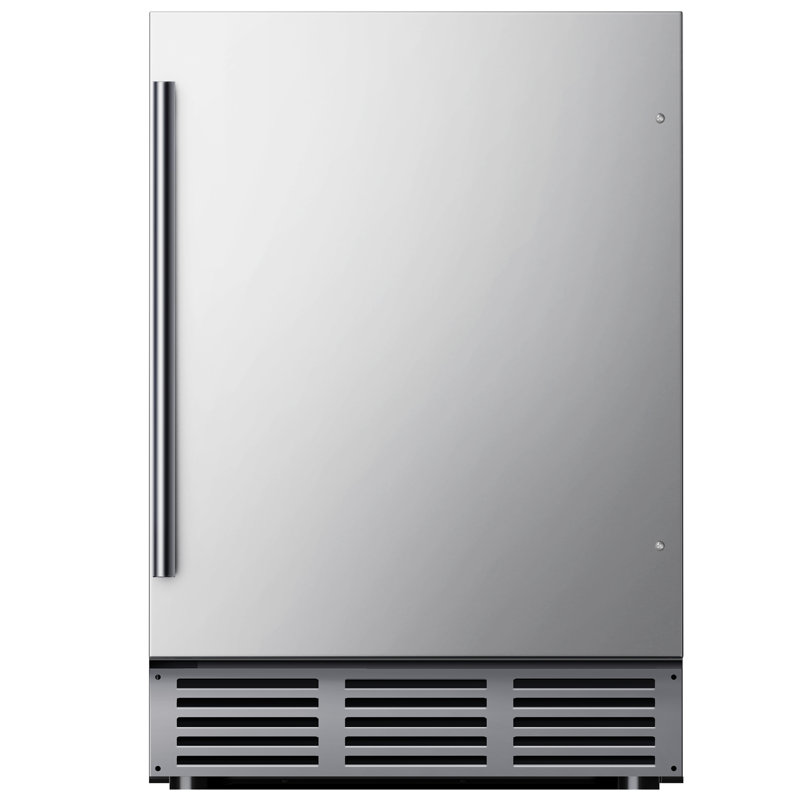 Simzlife 23.5'' W 180 Cans 5 Cu Ft Beverage Refrigerator - Freestanding/Built-In/Under Counter Cooler with Commercial-Grade Stainless Steel Door & Reversible Handle, Stores Beer, Wine, Drinks SIMILAR 
